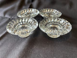 Crystal cake stand with matching dome, crystal candle holders and diamond cut salt and pepper shaker bottles - thumbnail 8 of 10