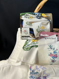 Assorted vintage embroidery kits, floss, beads, and craft supplies - thumbnail 4 of 11
