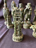 Vintage Aztec vs Conquistador chess pieces set - thumbnail 2 of 16