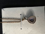 Gold-tone bracelet and blue gemstone pendant necklace - thumbnail 9 of 10