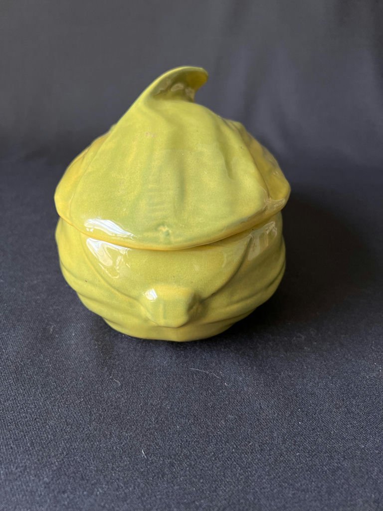 Shawnee Pottery "Corn King" Large Casserole & Corn Glass Vase/Planter and Candle Holders - image 3 of 13
