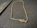Gold-tone and silver-tone chain necklaces with pendant and varied links - thumbnail 8 of 10