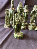 Vintage Aztec vs Conquistador chess pieces set - thumbnail 5 of 16