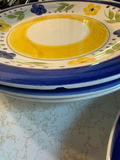Vintage "Elegantware" Mediterranean-inspired Dinnerware: Plates, Saucers and Bowls - thumbnail 3 of 5