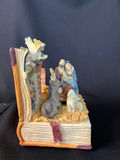 Noah's Ark Diorama on Music Box Pedestal and Musical Nativity Scene in Book - thumbnail 17 of 18