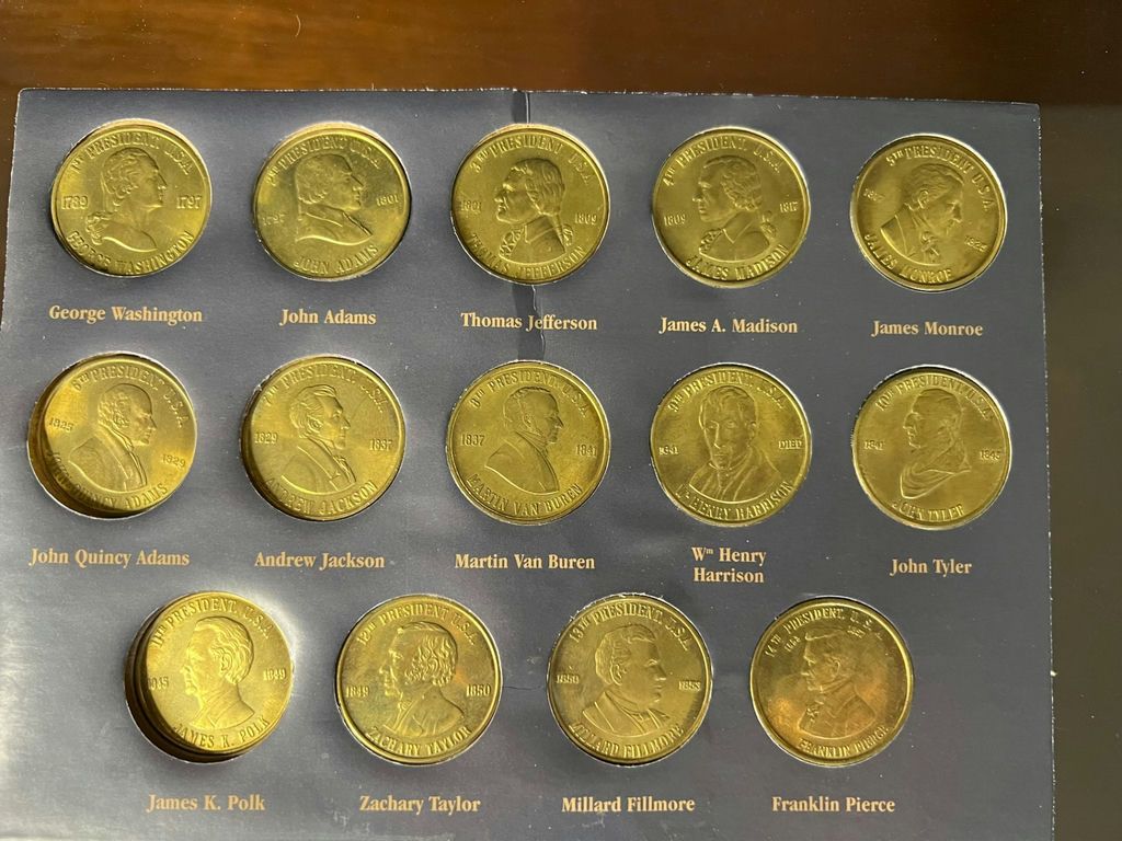 Blue album of U.S. Presidents coins - image 5 of 5