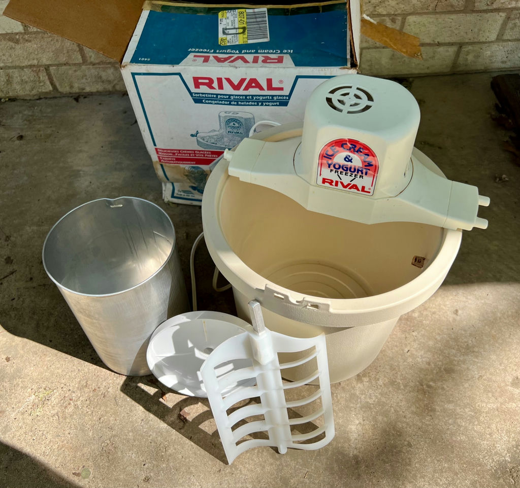 Toaster oven and 2 Rival ice cream makers with accessories and boxes - image 12 of 13