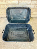 Drinkwell Platinum cat fountain, enamel roasting pans, and stainless steel bowl - thumbnail 2 of 11