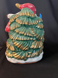Vintage Santa with Guitar Cookie Jar and ceramic Angel - thumbnail 2 of 12
