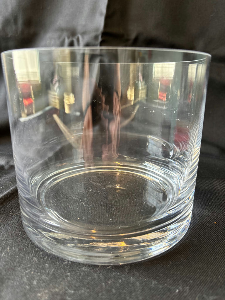 Vintage Cut-glass bowl and a glass tumbler - image 5 of 6