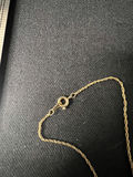 Gold-toned ring and cz-studded teardrop pendant necklace - thumbnail 8 of 8