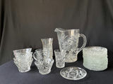 Crystal glassware set with starburst pattern - thumbnail 23 of 25