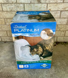 Drinkwell Platinum cat fountain, enamel roasting pans, and stainless steel bowl - thumbnail 8 of 11