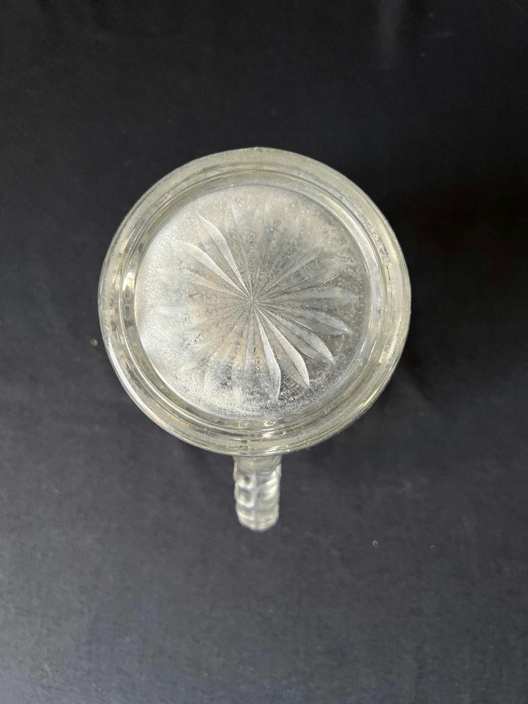 Crystal glassware set with starburst pattern - image 24 of 25