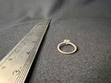 Heart-shaped cz engagement ring - thumbnail 3 of 6