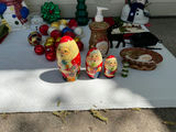 Vintage Christmas Decor Collection: stockings, ornaments, figurines, towels and tree - thumbnail 2 of 20
