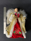 Vintage angel figurines and a boxed fiber-optic angel ornament - thumbnail 10 of 20
