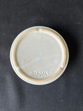 Vintage Precious Moments lidded keepsake dish, Milk Glass divided plate with gold rim, and ceramic ashtray - thumbnail 9 of 9