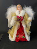 Vintage angel figurines and a boxed fiber-optic angel ornament - thumbnail 7 of 20