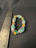 Beaded jewelry collection: leaf pendant, turquoise colored necklaces, cross pendant necklace, and bracelet - thumbnail 15 of 15