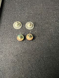 Assorted small earrings: crystal-stone and bead-cluster studs - thumbnail 2 of 9