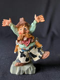 Colorful flower sculpture with hummingbird and cowboy figurine - thumbnail 8 of 11
