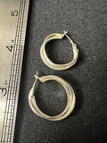 Pearl and Crystal Jewelry Set with Studs, Hoops, and Bracelet - thumbnail 11 of 12