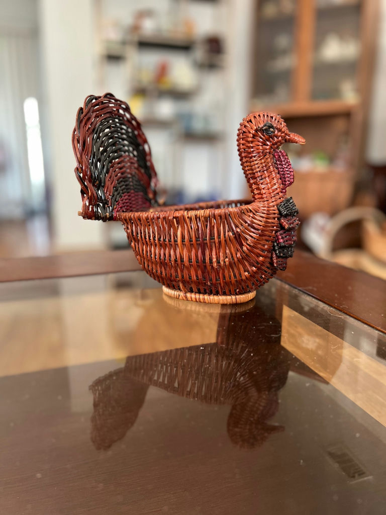 Vintage Wicker Baskets and a Turkey-Shaped Basket - image 21 of 24