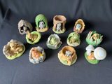 Vintage Franklin Mint "Woodland Surprises" full set of 12 animal figurines - thumbnail 7 of 9