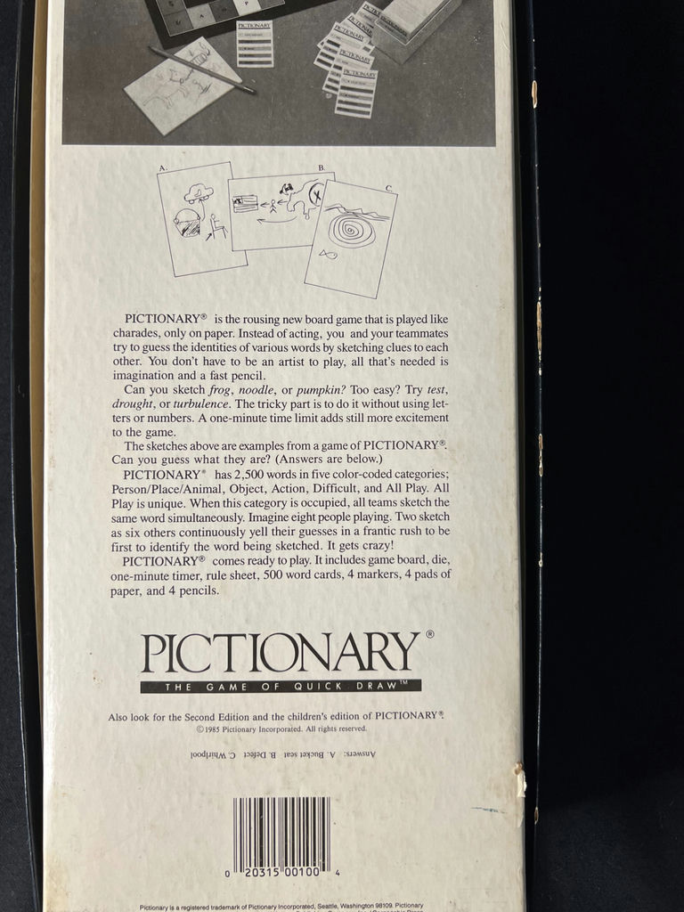 Vintage Pictionary, Parcheesi, and Scrabble Board Game Sets - image 10 of 18