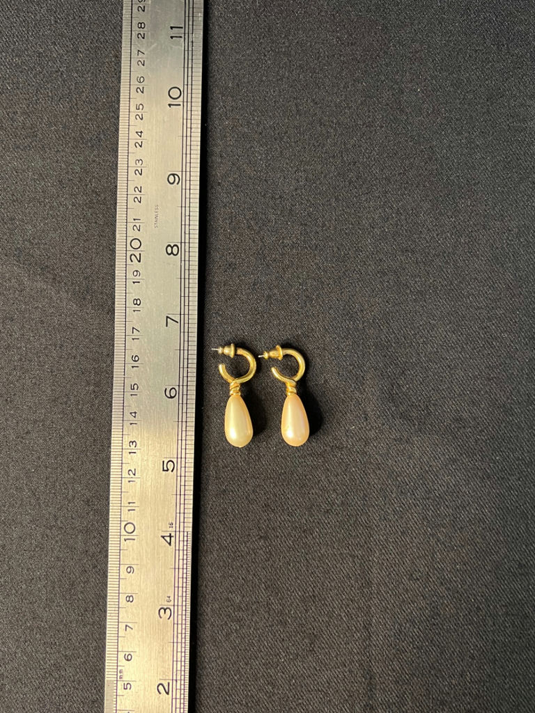 Vintage Beaded necklaces and pearl drop earrings - image 8 of 11