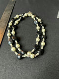 Vintage Beaded necklaces and pearl drop earrings - thumbnail 1 of 11