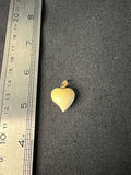 Vintage Ivory heart pendant, duck charm ring, and green-bead ring - thumbnail 3 of 11