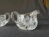 Crystal glassware set with starburst pattern - thumbnail 14 of 25