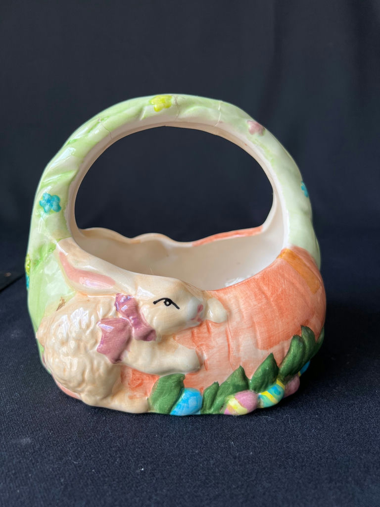 Assorted viintage ceramic pitchers and decorative pottery - image 6 of 8