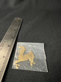 Gold-tone jewelry collection with deer charm and beaded hoops - thumbnail 2 of 12