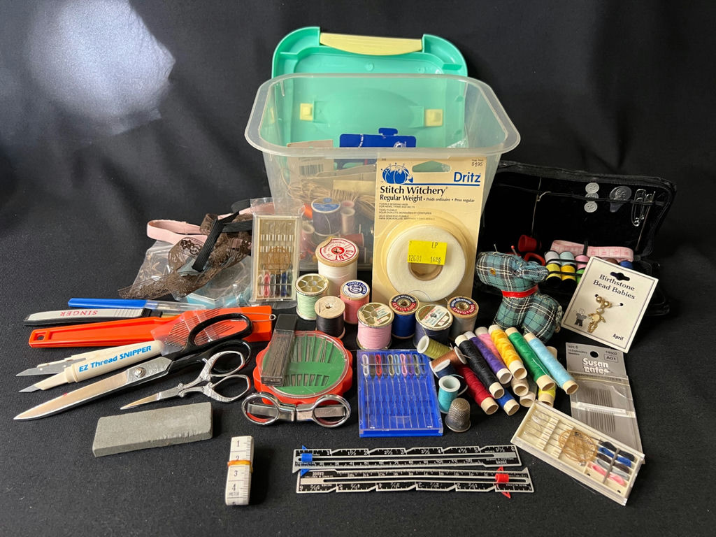 Assorted Sewing Notions and Craft Supplies - image 1 of 14
