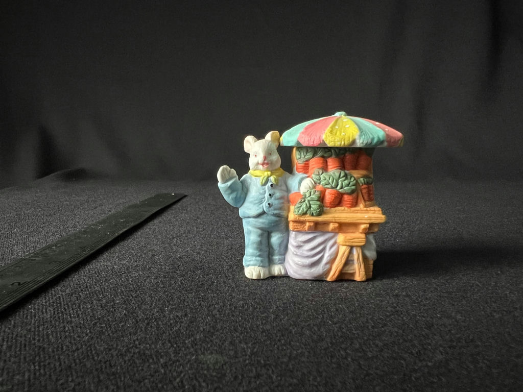 Set of Rabbit Figurines with Market Accessories - image 7 of 13