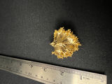 Gold-toned leaf-shaped pendants - thumbnail 1 of 7