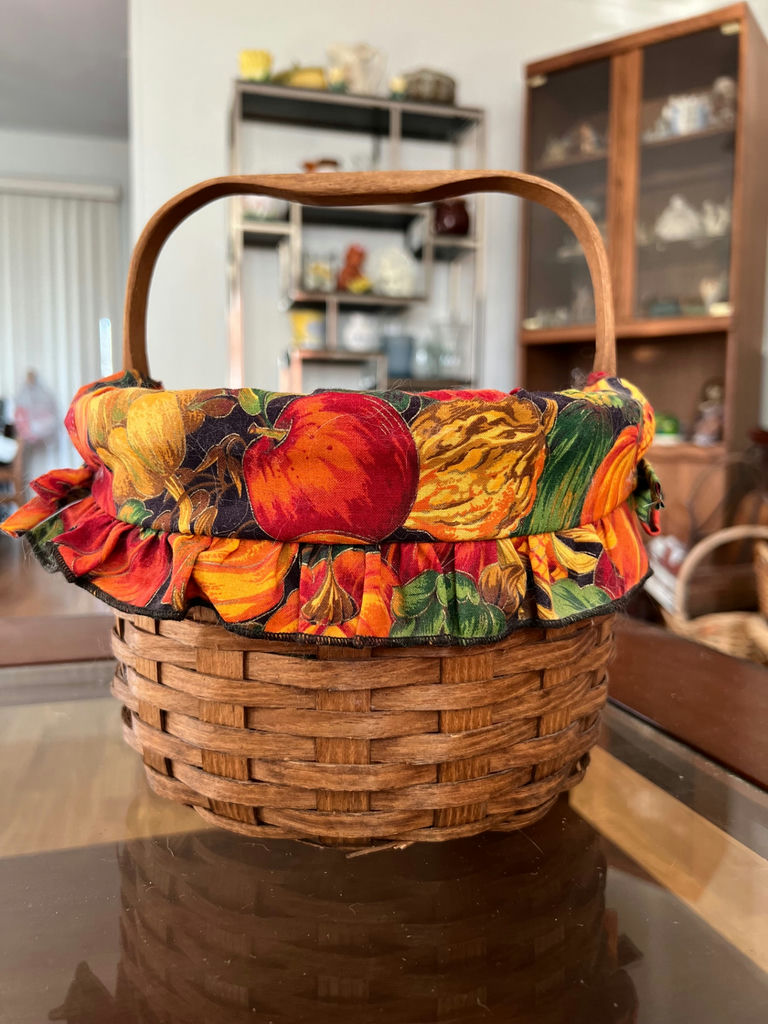 Vintage Wicker Baskets and a Turkey-Shaped Basket - image 7 of 24