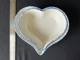 Ceramic angel planter, nesting heart dishes, and iridescent, Carnival Glass fruit bowl - thumbnail 4 of 7