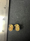 Assorted small earrings: crystal-stone and bead-cluster studs - thumbnail 7 of 9
