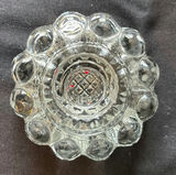 Three tall ribbed glass tiki glasses, round candle holder, and two star-shaped glass candle holders - thumbnail 4 of 10