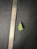 Assorted jewelry pins: Christmas tree, M, seashell pendant, and rose pendant - thumbnail 4 of 16