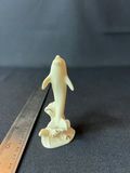 Decorative palm-tree lamp with nativity scene shade and Lenox dolphin figurine - thumbnail 7 of 11