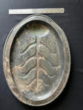Vintage Silver-plated serving tray and gallery tray - thumbnail 1 of 5