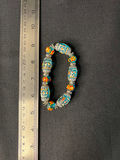 Beaded jewelry collection: leaf pendant, turquoise colored necklaces, cross pendant necklace, and bracelet - thumbnail 13 of 15