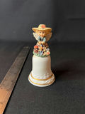 Ceramic bell with angel girl figurine on top - thumbnail 1 of 6