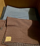 Vintage double knit fabrics: geometric, polka dots, stripes, plaid jacquard - thumbnail 6 of 11