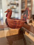 Vintage Wicker Baskets and a Turkey-Shaped Basket - thumbnail 19 of 24